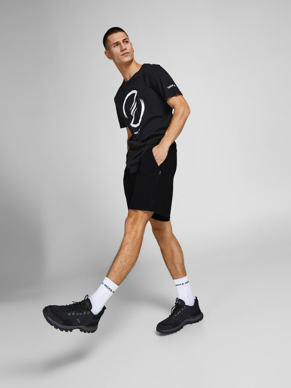 Jack & Jones Star Sweat Shorts - Black