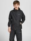 Jack & Jones Boys Solar Rain Suit - Black