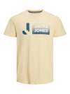 Jack & Jones Logan Tee Short Sleeve Crew Neck SS23 Pale Banana