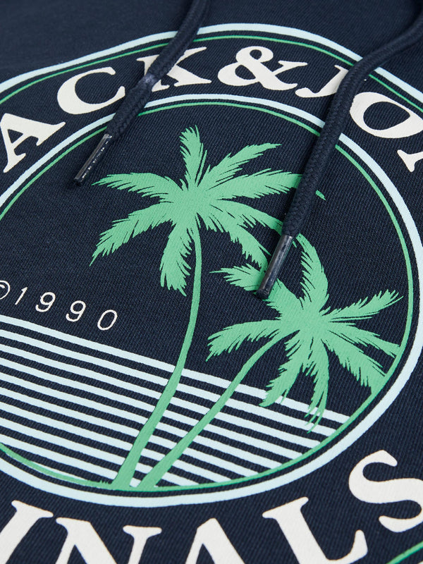 Jack & Jones Cody Summer Sweat Hood Navy Blazer
