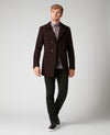 Remus Uomo Lohmann Wool Coat - Dark Red [#90077/68]