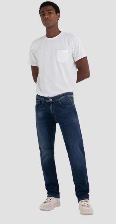 Replay Rocco Comfort Fit Jeans - Indigo Wash M1005.000.685 488