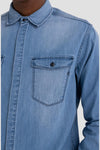 Replay Denim Shirt - Medium Blue Denim