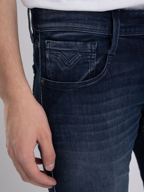 [Sehr beliebt, hohe Qualität] Replay Anbass Slim Fit Jeans - M914Y.000.41A.300.007 Bowens Dark | Blue Kevin