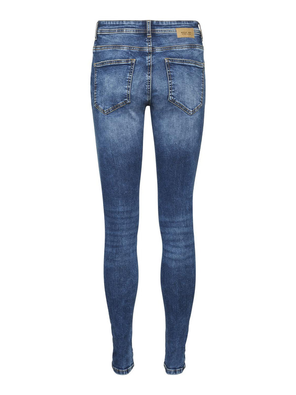 Noisy May Lucy Skinny Jeans - Medium Blue Denim