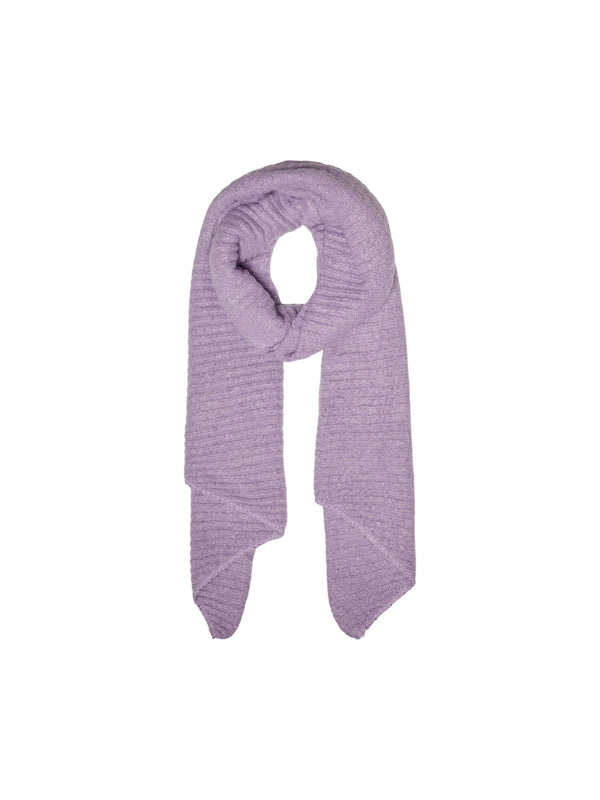 Pieces Pyron Structured Long Scarf - Purple Rose