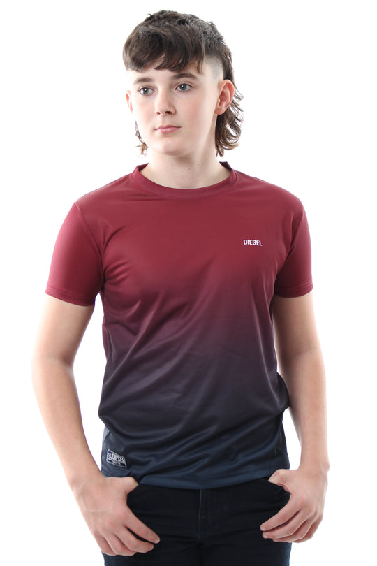 Diesel Boys Myles Tee - Red/Navy [Age 11/12]