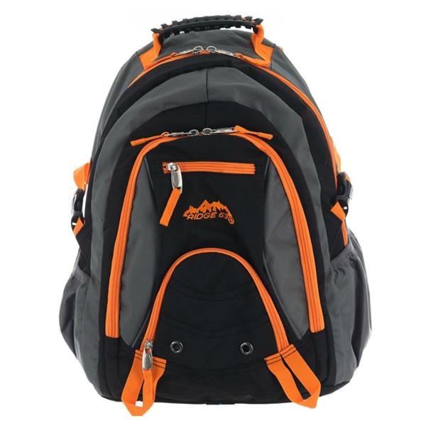 Ridge 53 Bolton Grey & Orange Backpack