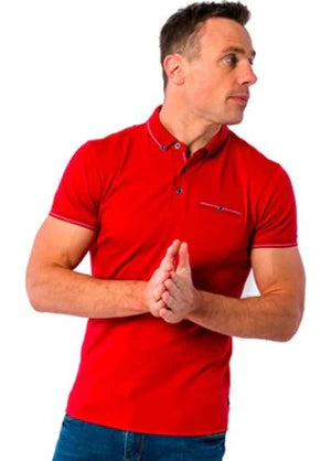 Tommy Bowe XV Kings Rolleston Polo Royal Red