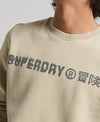Superdry Vintage Corp Logo Crew - Pelican Beige
