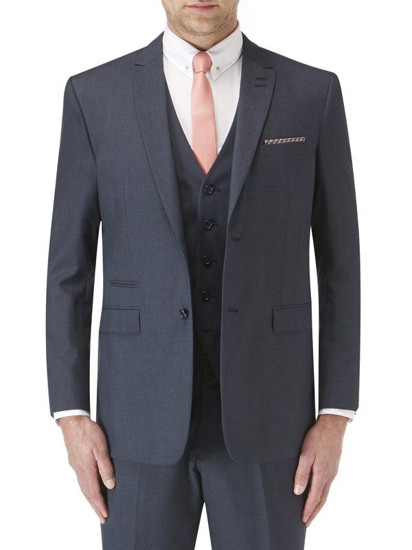 Skopes Sharpe 3 Piece Suit - Blue [Size 40L]