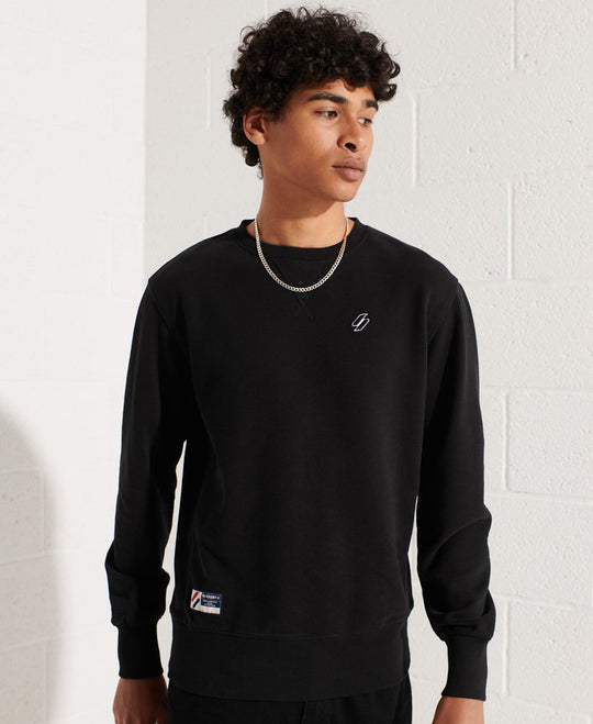 Superdry Code Essential Crew - Black [Size L]
