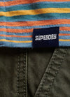 Superdry Vintage Jersey Stripe S/S Polo - Pottery Blue Stripe