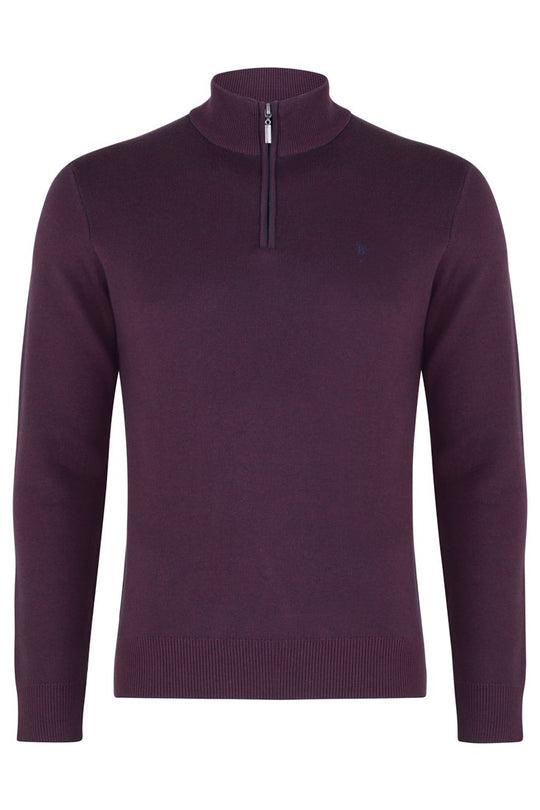 Benetti Verona 1/4 Zip - Plum [Size M]