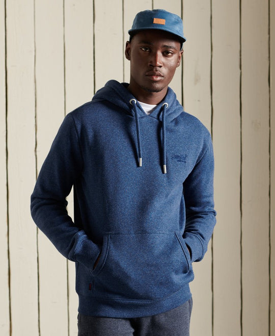 Superdry Vintage Logo Emb Hood - Bright Blue Marl [Size S]