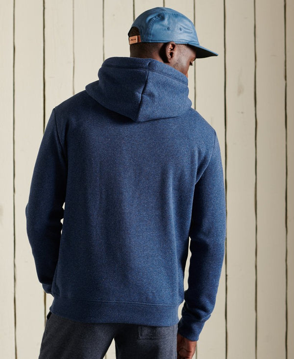 Superdry Vintage Logo Emb Hood - Bright Blue Marl [Size S]
