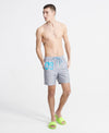 Superdry Water Polo Swimshorts - Silver Grey Grit [Size L]