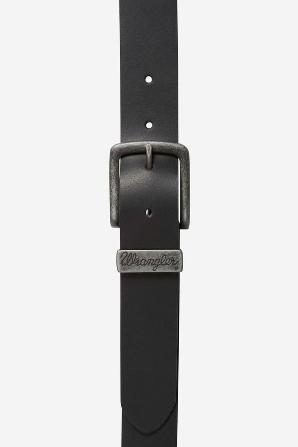 Wrangler Basic Metal Loop Belt - Black