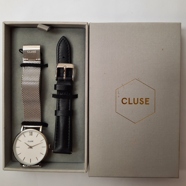 Cluse Gift Set - Silver
