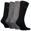 Calvin Klein Mens Socks 4 Pack Tin Giftbox - Grey Combo