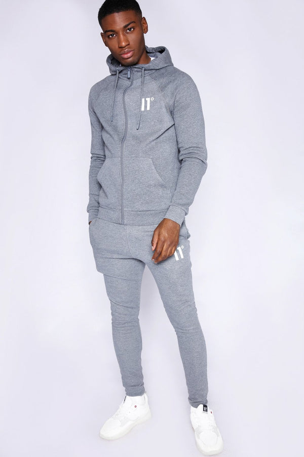 11 Degrees Core Joggers Skinny Fit - Charcoal Marl