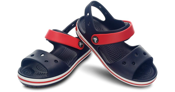 Kids Crocband Sandal - Navy / Red 12856-485
