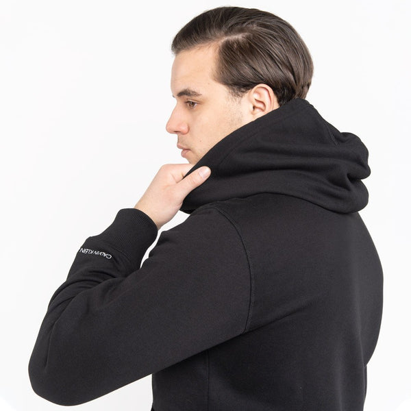 Calvin Klein Essential Regular Fleece Hoodie - Black