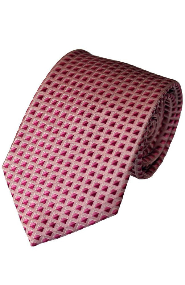 Llyod Atree Diamond Poly Tie - Pink