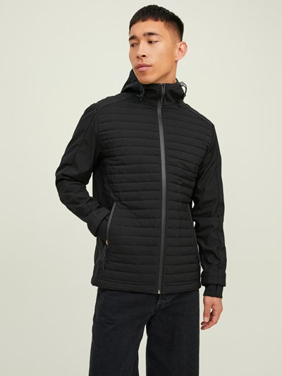 Jack & Jones Toby Air Hybrid Jacket - Black [Size L]