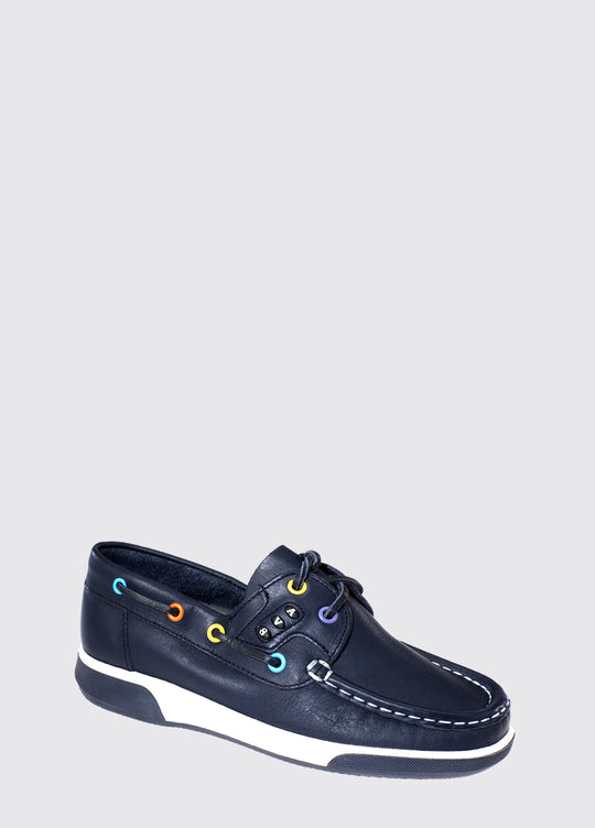 Dubarry AV8'S Kapley School Shoe - Navy Rainbow
