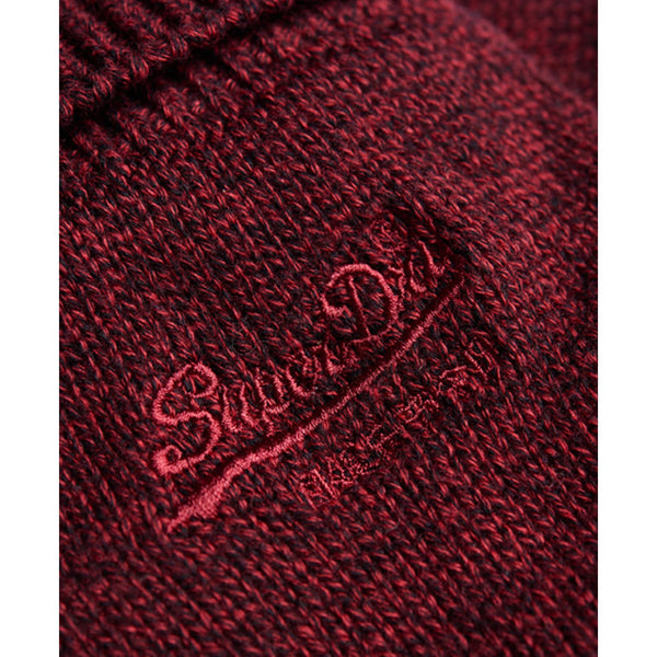 Superdry Vintage Logo Classic Gloves - Dark Red Grit