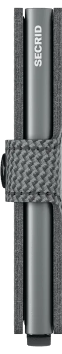 Secrid Miniwallet MCa Carbon - Cool Grey