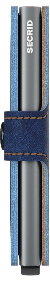 Secrid Wallet Miniwallet MIN Indigo 5 Titanium - Blue