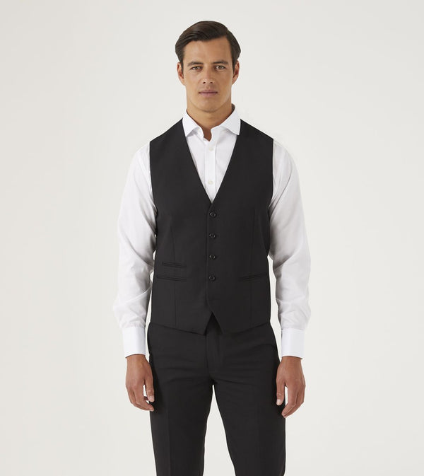 Skopes Madrid Black Waist Coat