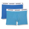 Superdry 2 Pack Boxers - Mazarine/Electric
