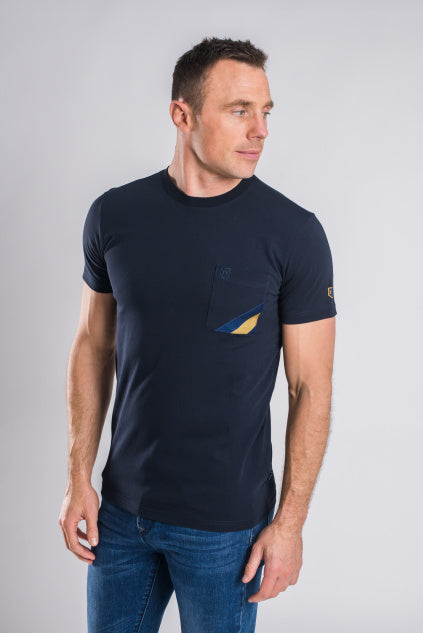 Tommy Bowe XV Kings Petrarca Tee - Classic Navy [Size L]