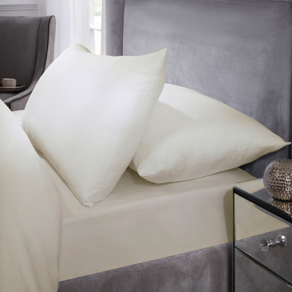 Lily Cotton Luxury Sheet Set - White