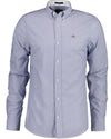 Gant Reg Banker Dot Shirt - College Blue