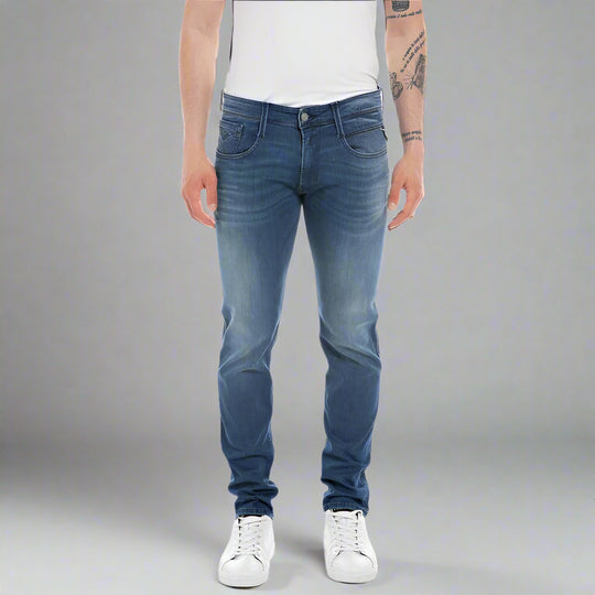 Replay Anbass Slim Fit Jeans - Indigo Wash M914Y.000.41A 400.009