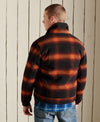 Superdry Highwayman Wool Sherpa Trucker Jacket - Redwood Ombre