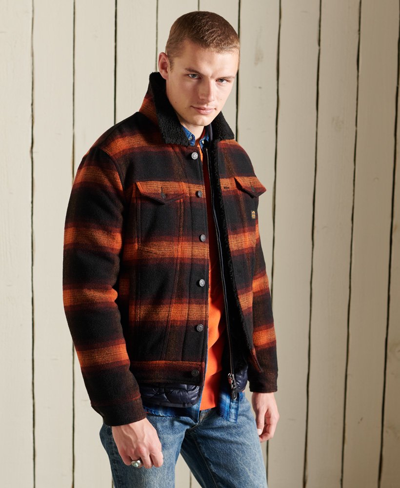 Superdry highwayman clearance trucker jacket