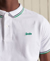 Superdry Tipped Polo - Optic/Green