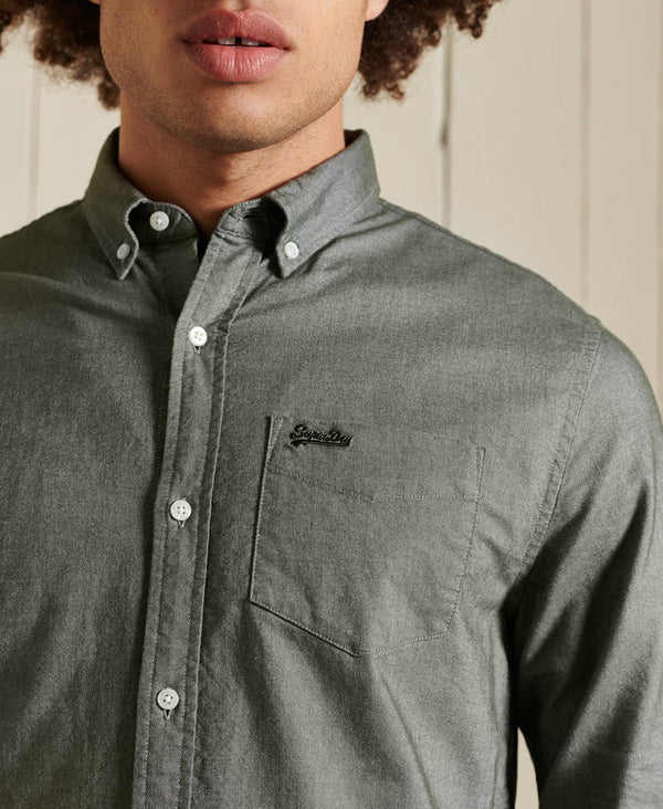 Superdry Vintage Oxford Shirt - Surplus Goods Olive [Size L]