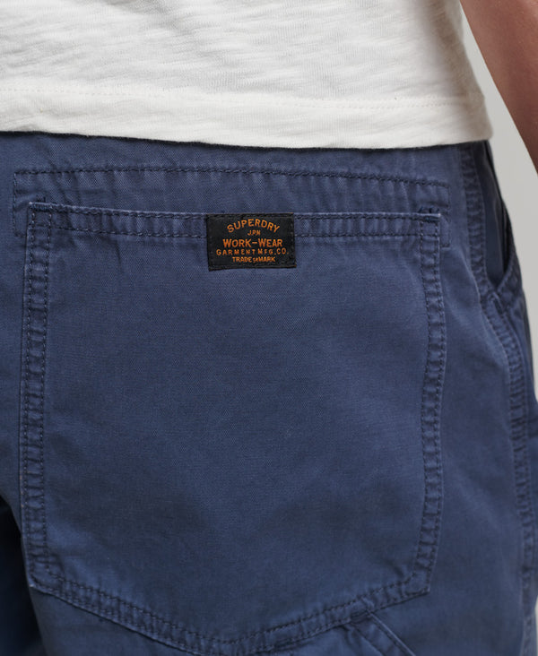 Superdry Organic Cotton Vintage Carpenter Shorts - Lauren Navy