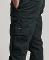 Superdry Organic Cotton Core Cargo Pants - Washed Black
