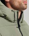 Superdry Hooded Sports Puffer - Dusty Olive