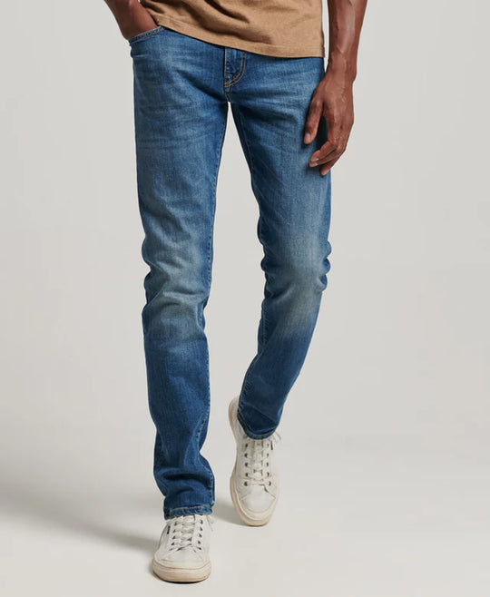 Superdry Vintage Slim Jeans - Mercer Mid Blue [Size 36/34]