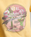 Superdry Vintage Logo Narrative Crew Sweatshirt - Golden Haze Marl