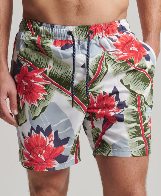 Superdry Hawaiian Swim Short Optic Banana