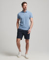 Superdry Studios Jersey Polo - Allure Blue